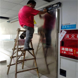 天津射線防護鉛門現場安裝